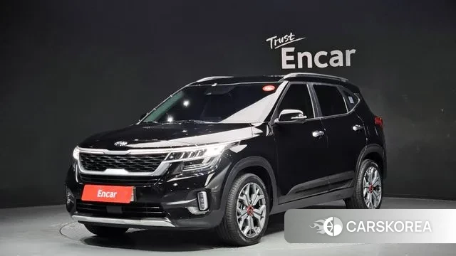 Kia Seltos 2019 Черный из Кореи