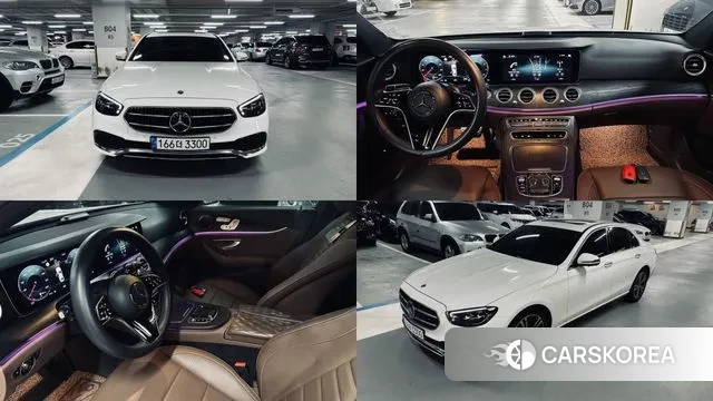 Mercedes-Benz E-Class W213 2022 Белый из Кореи