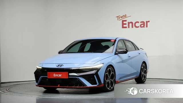 Hyundai The New Avante (CN7) 2025 Светло-серебряный цвет из Кореи