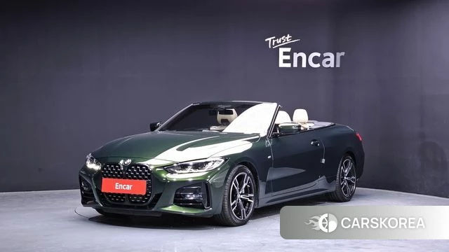 BMW 4 Series (G22) 2021 Зеленый из Кореи