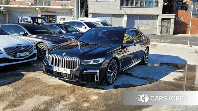 BMW 7 Series (G11) 2021 Черный из Кореи