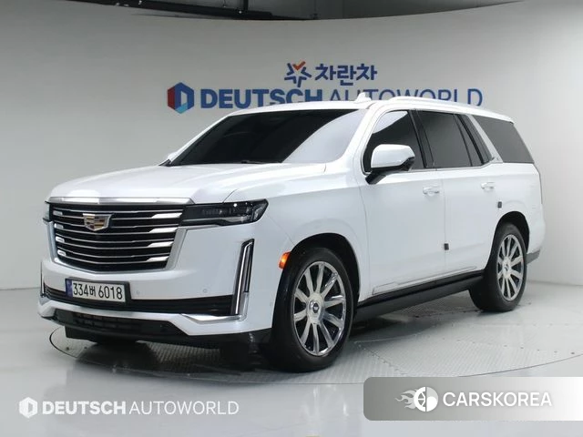 Cadillac Escalade 5th Generation 2023 Белый из Кореи
