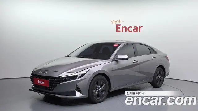 Hyundai Avante Hybrid (CN7) 2020 Серебристо-серый из Кореи