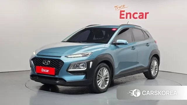Hyundai Kona 2018 Небесно-голубой из Кореи