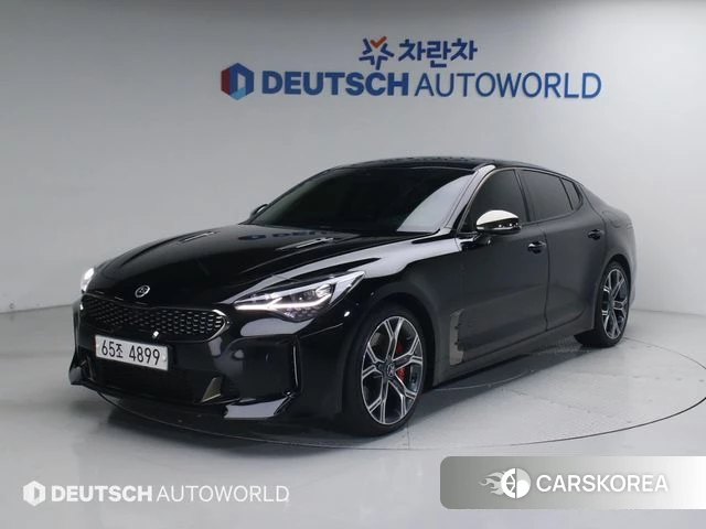 Kia Stinger 2018 Черный из Кореи