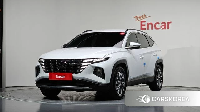 Hyundai Tucson Hybrid (NX4) 2022 Белый из Кореи