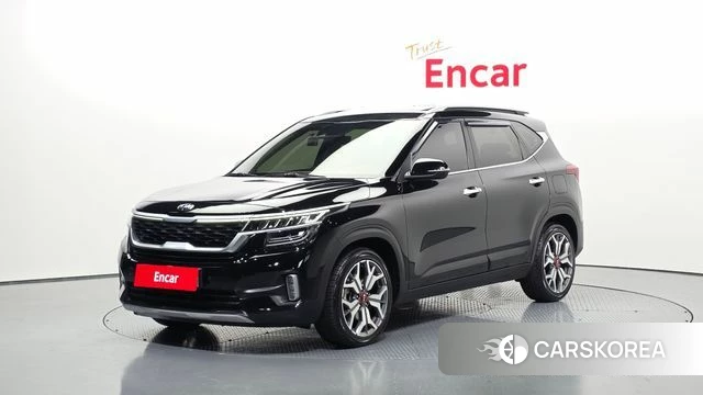 Kia Seltos 2019 Черный из Кореи