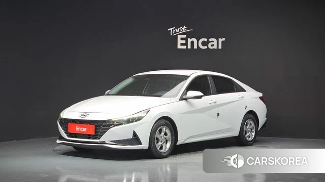 Hyundai Avante (CN7) 2021 Белый из Кореи