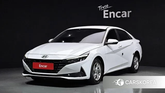 Hyundai Avante (CN7) 2020 Белый из Кореи