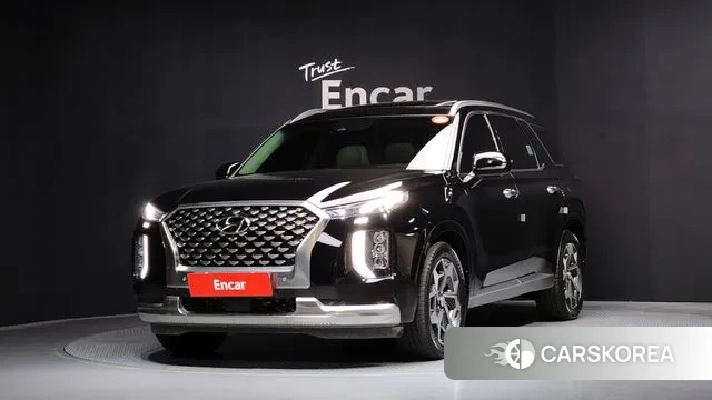Hyundai Palisade 2021 Черный из Кореи