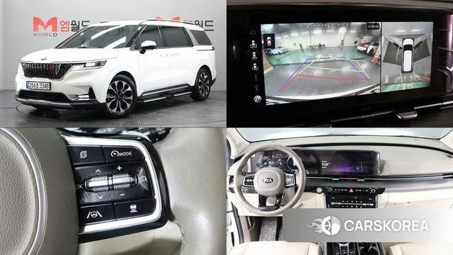 Kia Carnival 4th generation 2021 Белый из Кореи