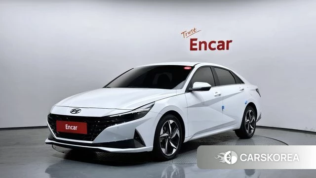Hyundai Avante (CN7) 2020 Белый из Кореи