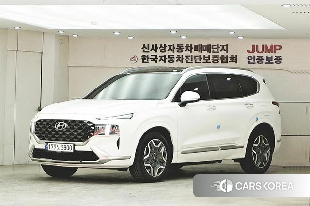 Hyundai The New Santa Fe 2023 Белый из Кореи