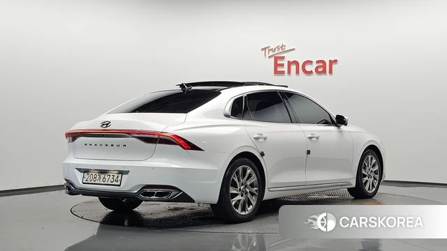 Hyundai The New Grandeur IG Hybrid 2020 Белый из Кореи