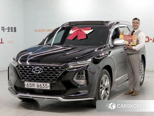 Hyundai Santa Fe TM 2018 Черный из Кореи