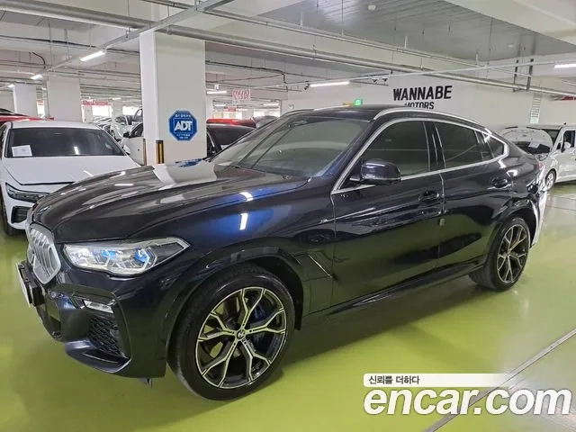 BMW X6 (G06) 2021 Синий из Кореи