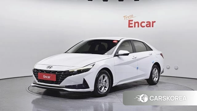 Hyundai Avante (CN7) 2022 Белый из Кореи