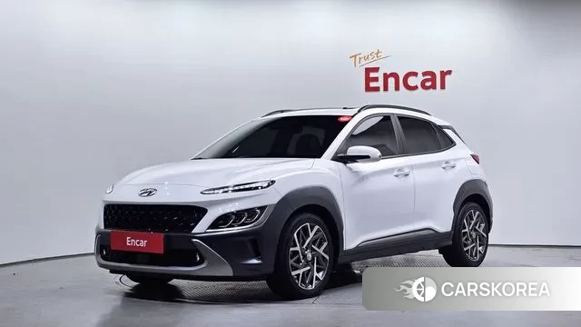 Hyundai The New Kona Hybrid 2021 Белый из Кореи