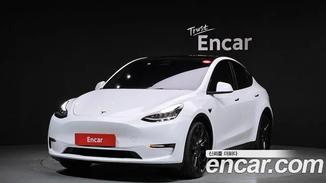 Tesla Model Y 2022 Белый из Кореи