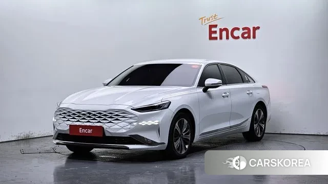 Kia K8 Hybrid 2021 Белый из Кореи