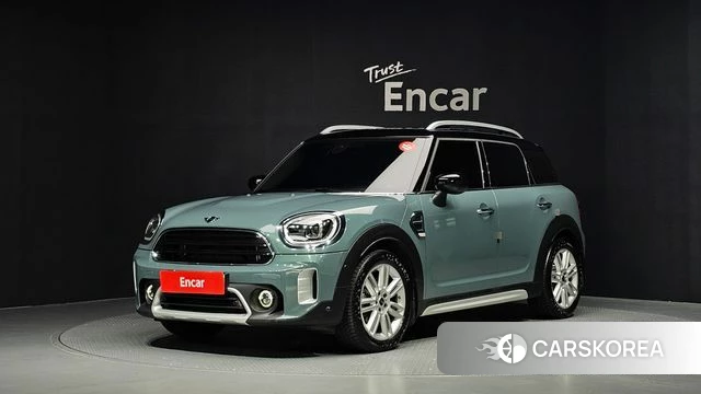 Mini Cooper Countryman 2022 Зеленый из Кореи