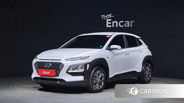 Hyundai Kona Hybrid 2019 Белый из Кореи