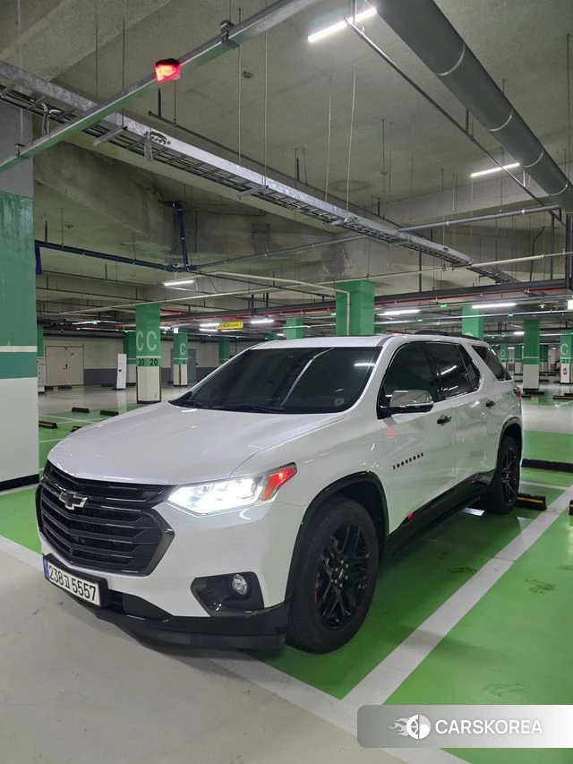 Chevrolet (GM Daewoo) Traverse 2021 Белый из Кореи