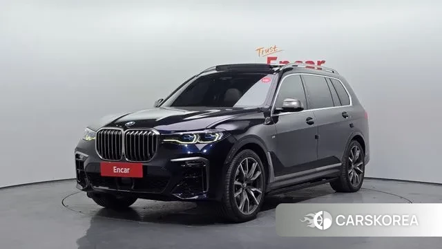 BMW X7 (G07) 2019 Черный из Кореи