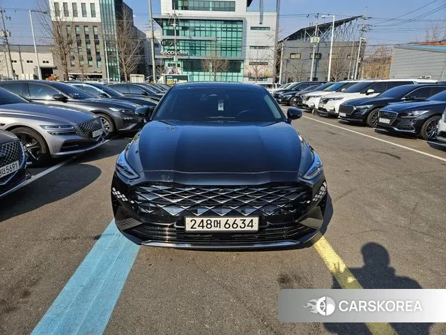 Kia K8 Hybrid 2023 Черный из Кореи