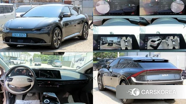 Kia EV6 2022 Серый из Кореи