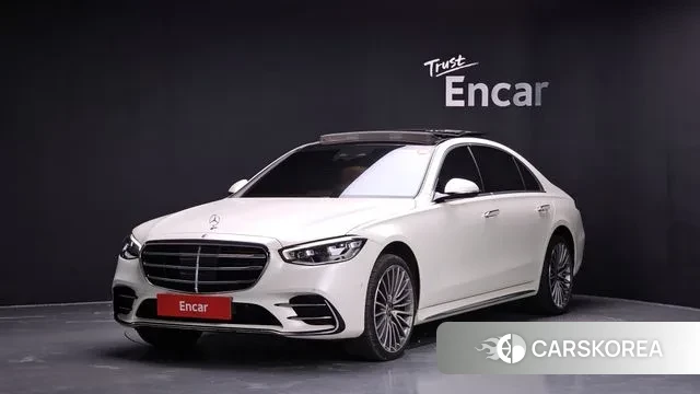 Mercedes-Benz S-Class W223 2023 Белый из Кореи