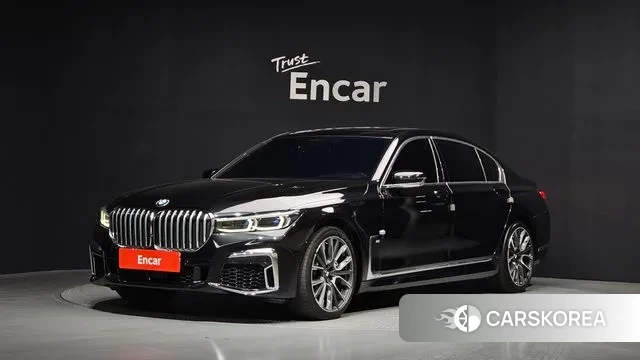 BMW 7 Series (G11) 2021 Черный из Кореи