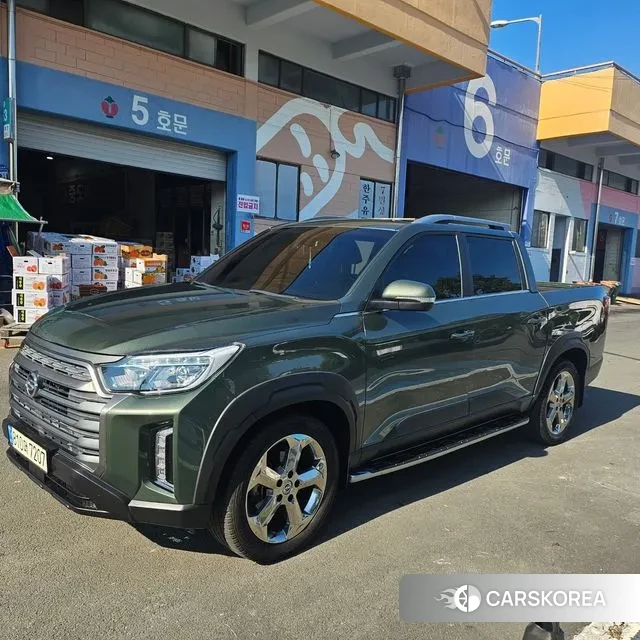 Ssangyong The New Rexton Sport 2021 Темно-зеленый из Кореи