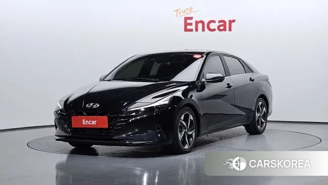 Hyundai Avante (CN7) 2022 Черный из Кореи