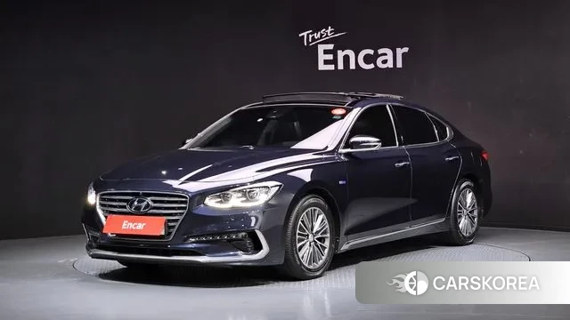 Hyundai Grandeur IG Hybrid 2018 Синий из Кореи