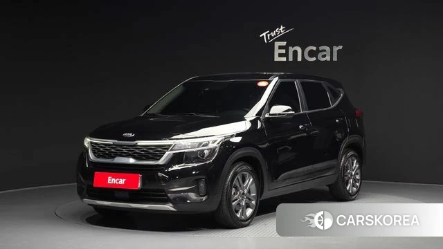 Kia Seltos 2020 Черный из Кореи