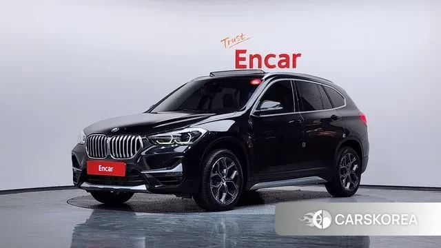 BMW X1 (F48) 2021 Черный из Кореи