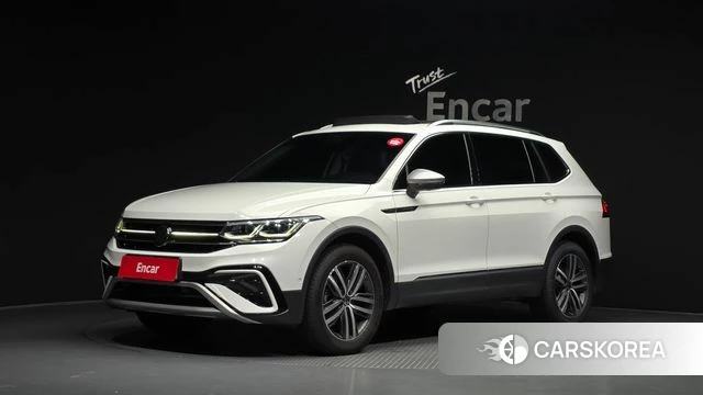 Volkswagen Tiguan Allspace 2022 Белый из Кореи