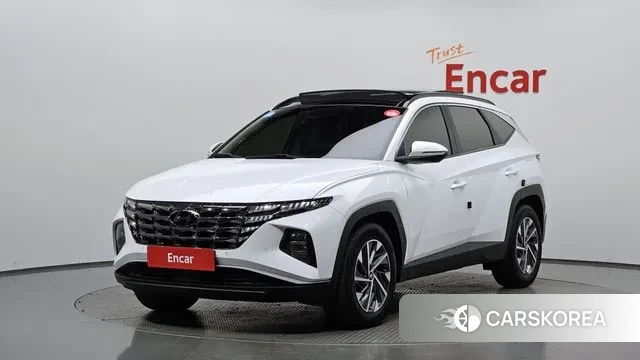 Hyundai Tucson Hybrid (NX4) 2021 Белый из Кореи