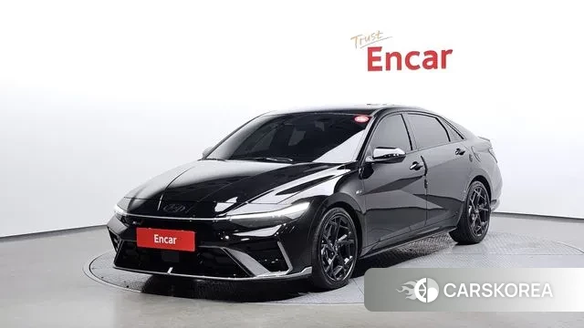 Hyundai The New Avante (CN7) 2024 Черный из Кореи