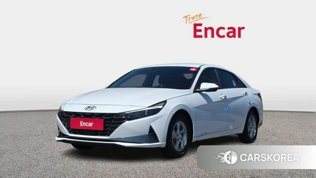 Hyundai Avante (CN7) 2022 Белый из Кореи