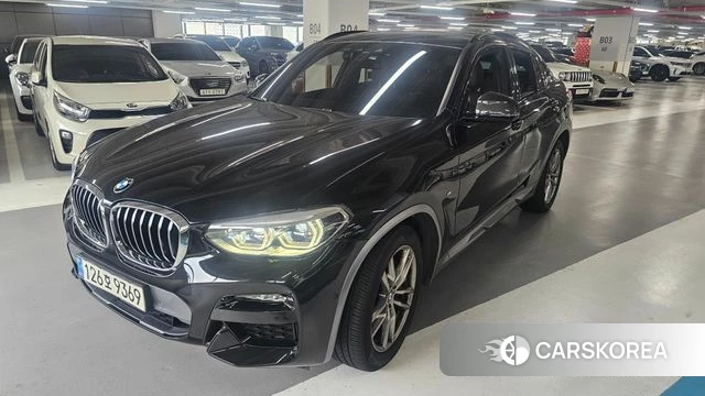 BMW X4 (G02) 2021 Черный из Кореи