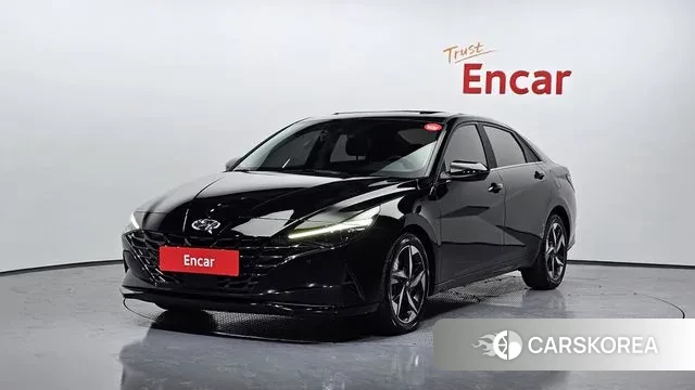 Hyundai Avante (CN7) 2020 Черный из Кореи