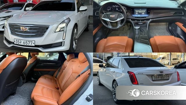 Cadillac CT6 2018 Белый из Кореи