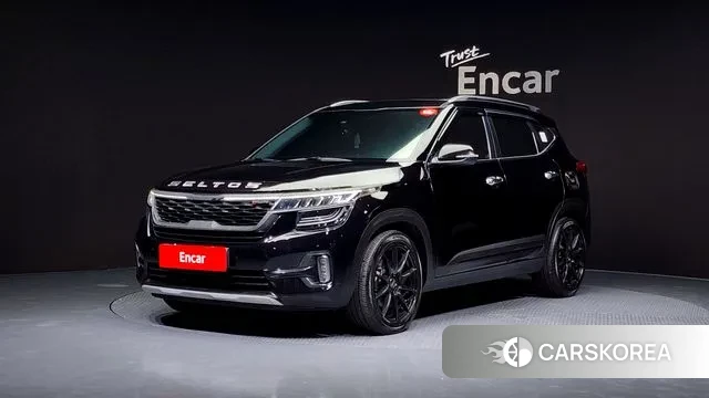 Kia Seltos 2019 Черный из Кореи