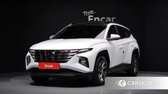 Hyundai Tucson Hybrid (NX4) 2021 Белый из Кореи