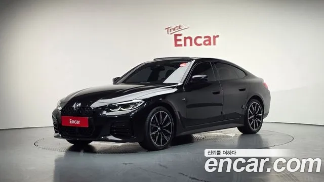 BMW 4 Series (G22) 2023 Черный из Кореи