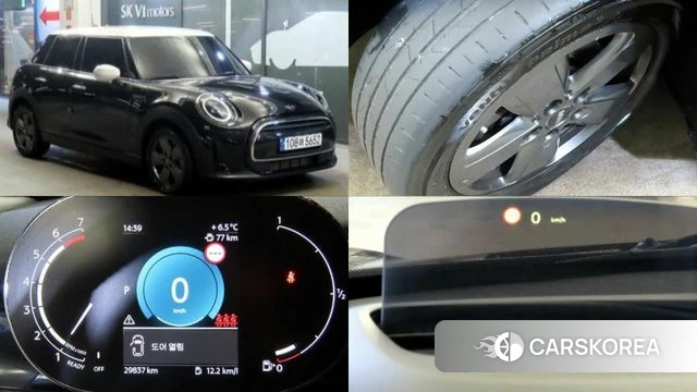 Mini Cooper 2023 Черный из Кореи