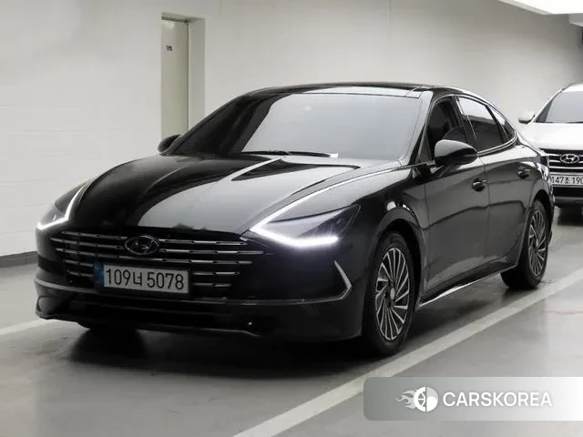 Hyundai Sonata Hybrid (DN8) 2022 Черный из Кореи