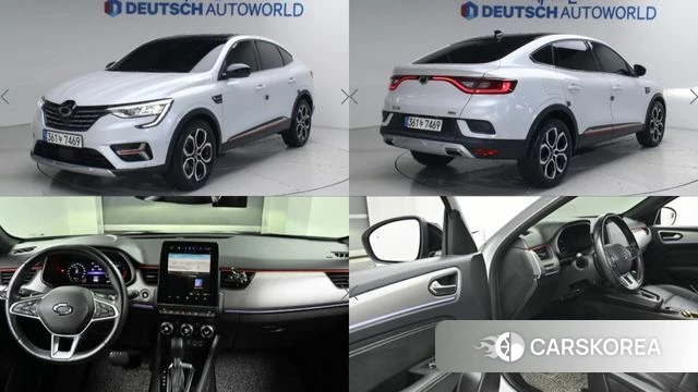 Renault Korea (Samsung) XM3 2022 Белый из Кореи